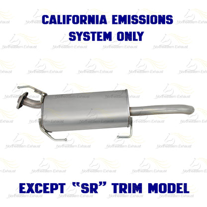 2013-2019 Nissan Sentra 1.8L EPA Approved Rear Catalytic, Resonator & Muffler Exhaust Kit