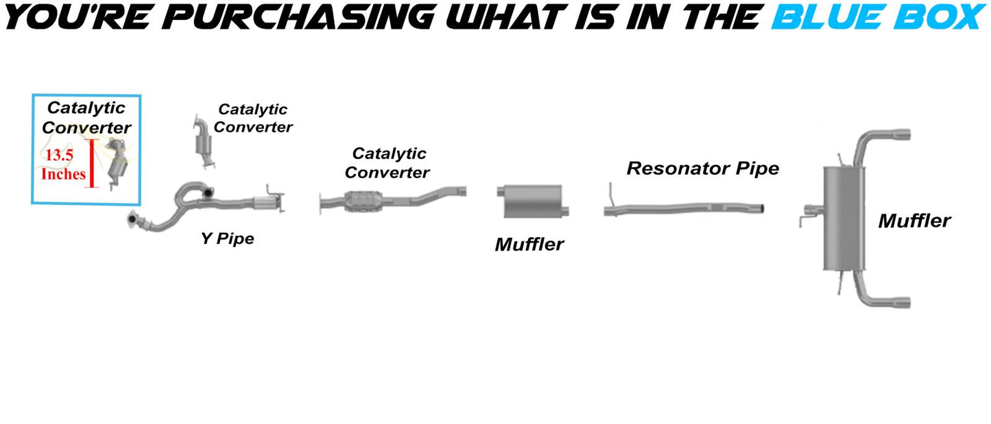 2010-2011 Chevrolet Equinox 3.0L Exhaust Driver Side Catalytic Converter | EPA Approved
