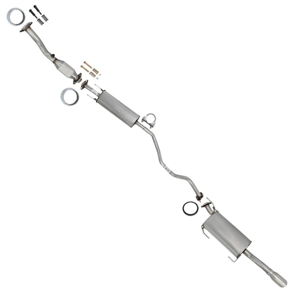 2013-2019 Nissan Sentra 1.8L EPA-Approved Rear Catalytic Resonator & Muffler Exhaust Kit