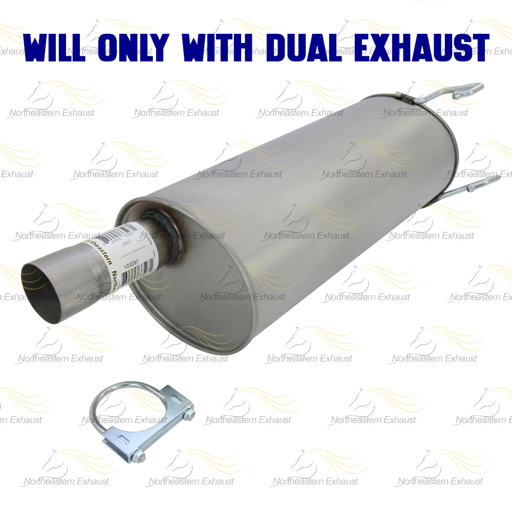 2011-2018 RAM 1500 5.7L Stainless Steel Direct-Fit Exhaust Muffler