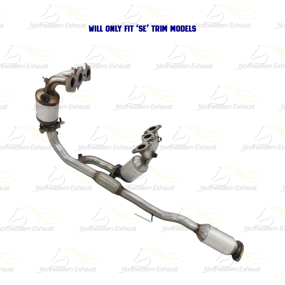 2004-2006 Toyota Camry 3.3L SE Passenger & Driver-side Exhaust EPA Manifold Rear Catalytic
