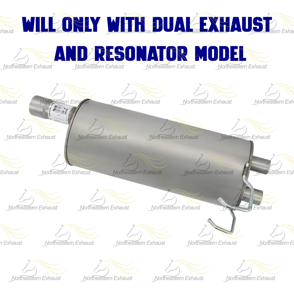 2009-2010 Dodge Ram 1500 5.7L Stainless Steel Pair of Tail Pipe Muffler Kit