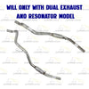 2011-2018 RAM 1500 5.7L Stainless Steel Pair of Tail Pipe Muffler Kit