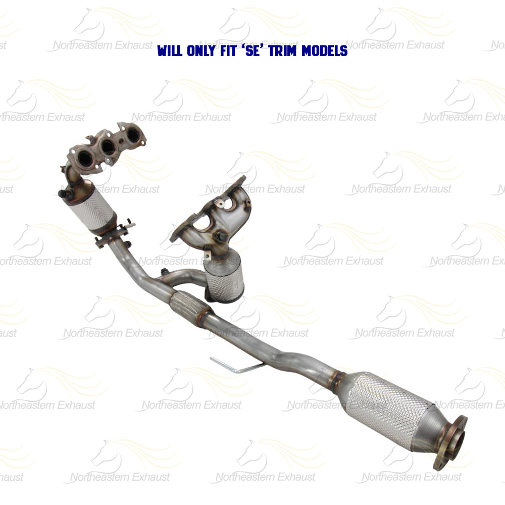 2004-2006 Toyota Camry 3.3L SE Passenger & Driver-side Exhaust EPA Manifold Rear Catalytic Resonator