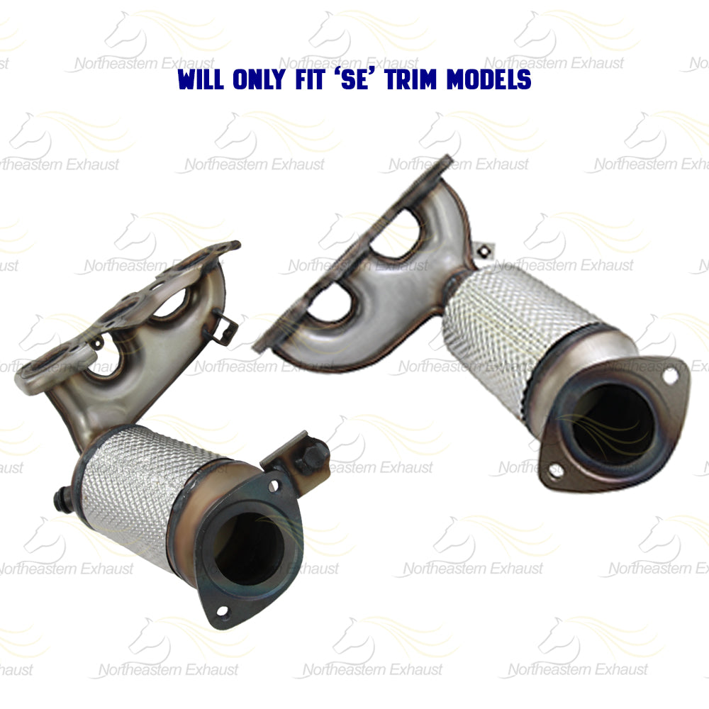 2004-2006 Toyota Camry 3.3L SE Passenger & Driver-side Exhaust EPA Manifold Rear Catalytic Resonator