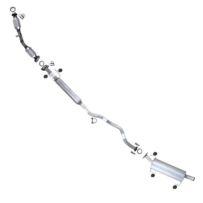 2007-2012 Nissan Versa 1.8L Complete Exhaust System with EPA Catalytic Converter | For Hatchback