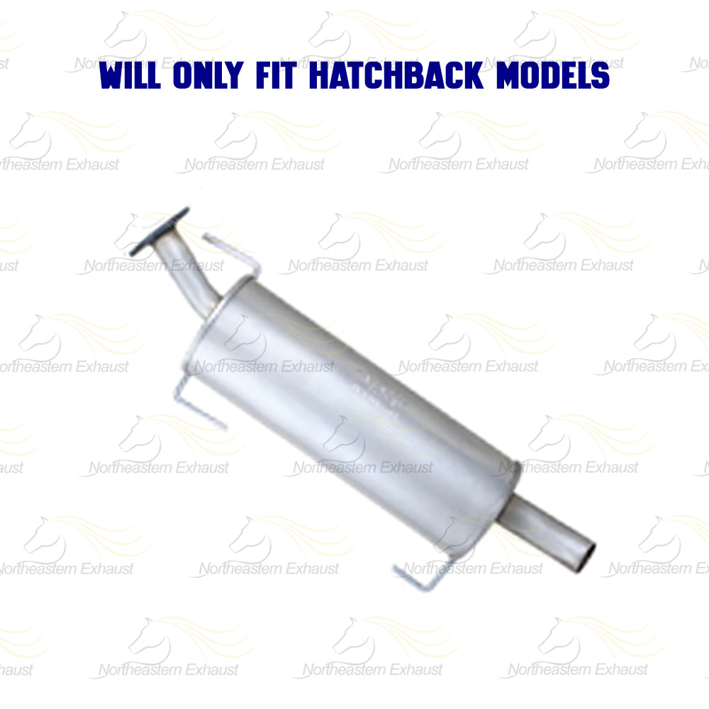 2007-2012 Nissan Versa 1.8L Complete Exhaust System with EPA Catalytic Converter | For Hatchback