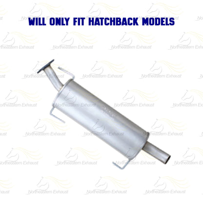 2007-2012 Nissan Versa 1.8L Complete Exhaust System with EPA Catalytic Converter | For Hatchback