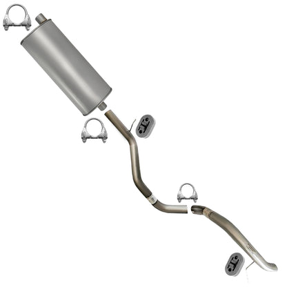 2005-2010 Jeep Grand Cherokee Stainless Steel Muffler Tail Pipe Exhaust Kit