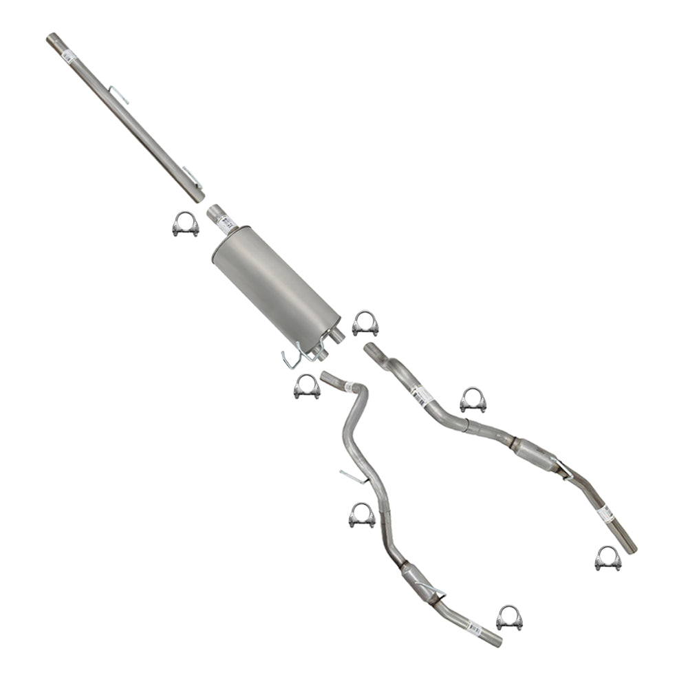 2009-2010 Dodge Ram 1500 5.7L Exhaust Pipe Muffler Pair of Tail Pipe Kit