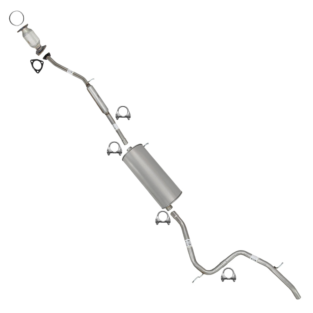 2011-2014 Honda Odyssey 3.5L Rear Catalytic Resonator Muffler Tail Pipe Exhaust Kit | EPA Approved