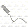 2011-2014 Honda Odyssey 3.5L Rear Catalytic Resonator Muffler Tail Pipe Exhaust Kit | EPA Approved