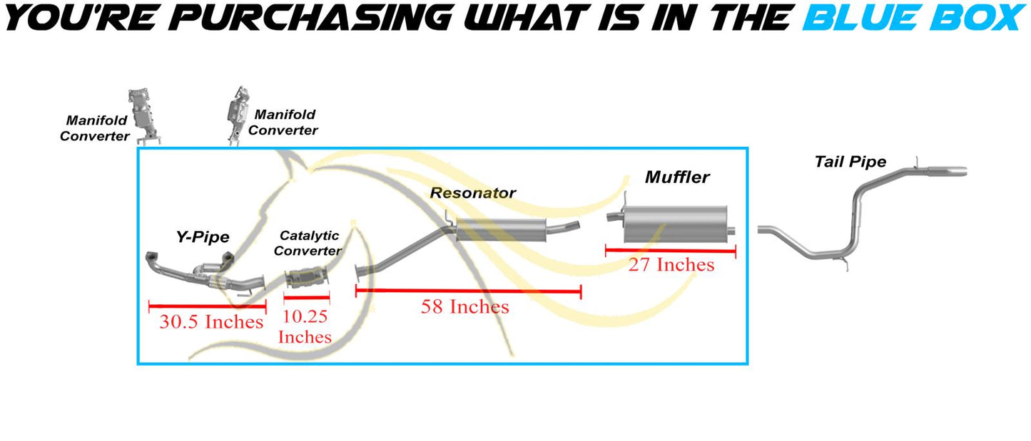 2014 Honda Odyssey 3.5L Rear Catalytic Resonator Pipe Muffler Exhaust Kit | EPA Approved