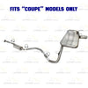 2016-2017 & 2020 Honda Civic 2.0L Exhaust Muffler Assembly | For Coupe models only