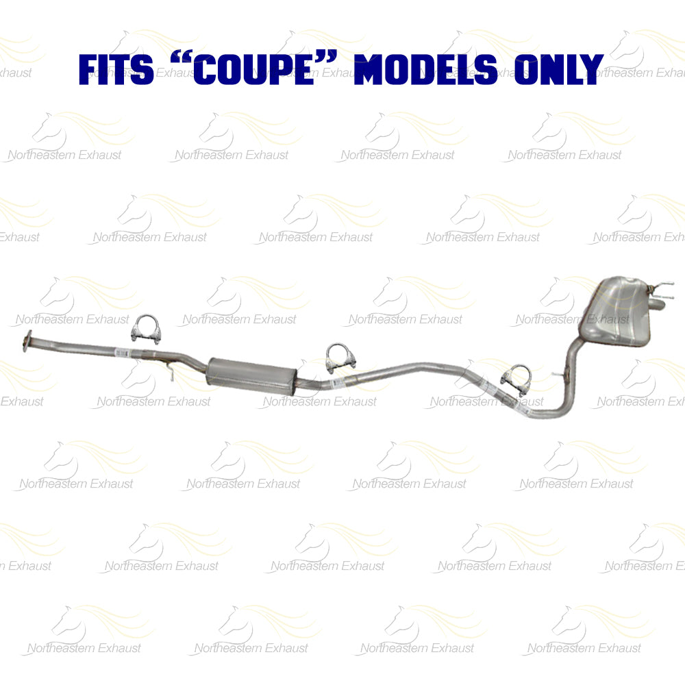 2016-2017 & 2020 Honda Civic 2.0L Exhaust Muffler Assembly | For Coupe models only