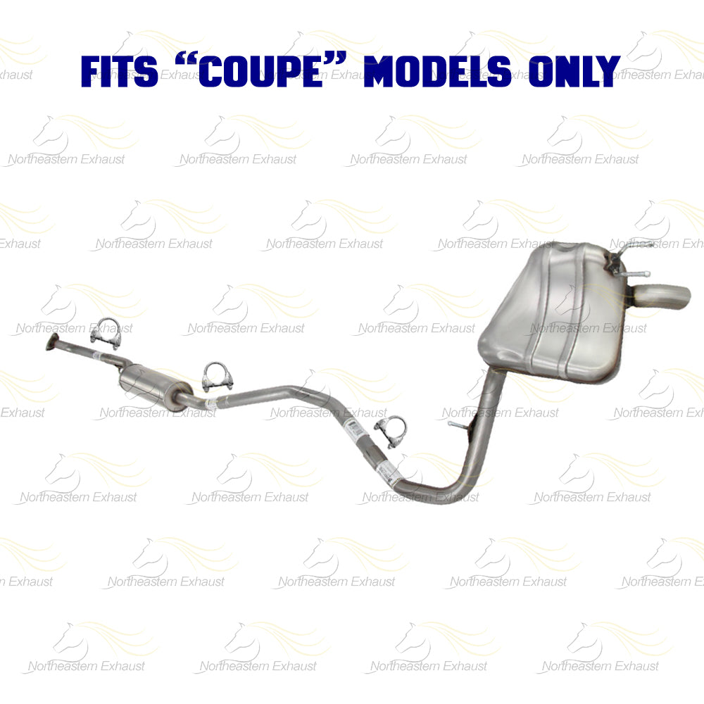 2016-2017 & 2020 Honda Civic 2.0L Stainless Steel Front Pipe Muffler Assembly Kit | For Coupe models only