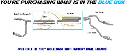 2011-2018 RAM 1500 5.7L Stainless Steel Front Pipe Muffler Exhaust Kit