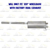 2011-2018 RAM 1500 5.7L Stainless Steel Front Pipe Muffler Exhaust Kit