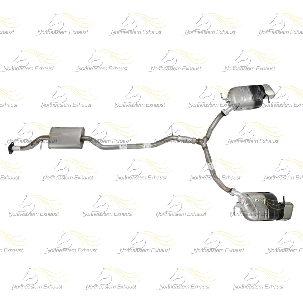 2007 Mazda CX-9 3.5L | 2008–2012 Mazda CX-9 3.7L Resonator Y-Pipe Pair of Muffler Exhaust Kit