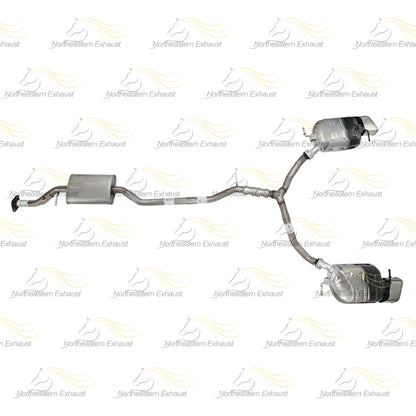 2007 Mazda CX-9 3.5L | 2008–2012 Mazda CX-9 3.7L Resonator Y-Pipe Pair of Muffler Exhaust Kit