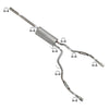 2009-2010 Dodge RAM 1500 5.7L Stainless Steel Cat Back Exhaust Kit w/ Tips