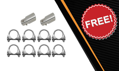 2009-2010 Dodge RAM 1500 5.7L Stainless Steel Cat Back Exhaust Kit w/ Tips