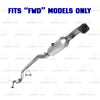 2016-2019 Mitsubishi Outlander Sport 2.0L EPA Approved Catalytic Resonator Front Pipe Exhaust Kit
