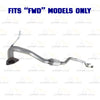2016-2019 Mitsubishi Outlander Sport 2.0L EPA Approved Catalytic Resonator Front Pipe Exhaust Kit