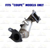2016 2017 2020 Honda Civic 2.0L EPA Approved Catalytic Front Pipe Muffler Exhaust Kit