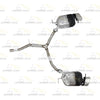 Exhaust Y Pipe Pair of Muffler Kit for 2007 Mazda CX-9 3.5L | 2008-2012 Mazda CX-9 3.7L