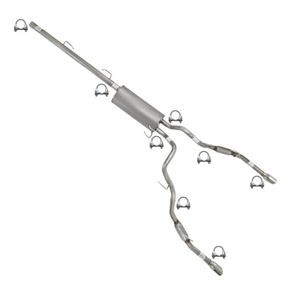 2011-2018 RAM 1500 5.7L 140" WB Stainless Steel Cat Back Exhaust Kit w/ Tips