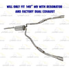 2009-2010 Dodge RAM 1500 5.7L 140" WB Stainless Steel Cat Back Exhaust Kit w/ Tips