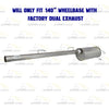 2011-2018 RAM 1500 5.7L 140" WB Stainless Steel Front Pipe Muffler Exhaust Kit