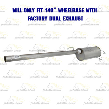 2011-2018 RAM 1500 5.7L 140" WB Stainless Steel Front Pipe Muffler Exhaust Kit