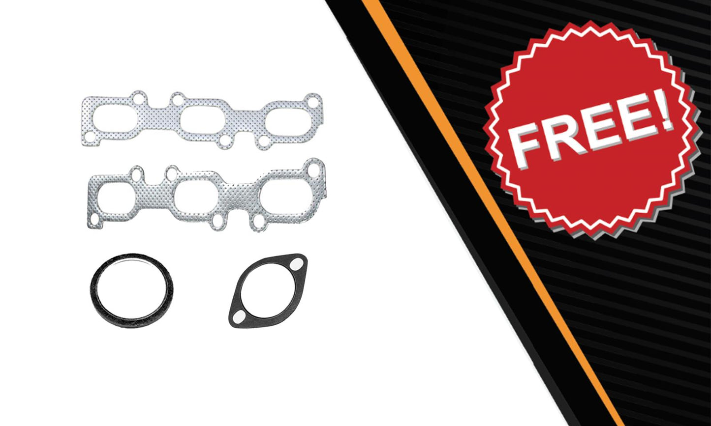 2006-2008 Ford Fusion 3.0L EPA Approved Pair of Manifold with Front Pipe Exhaust Kit