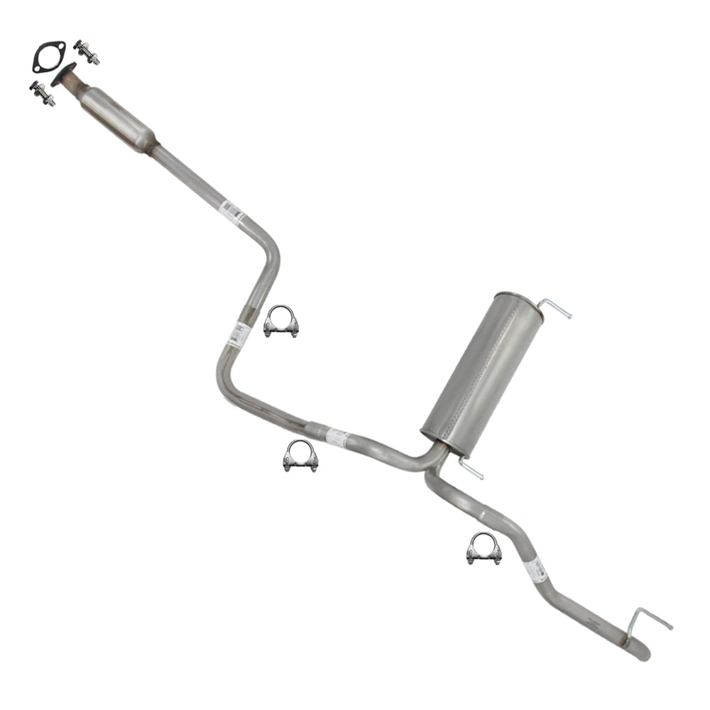 2011-2015 Chevrolet Cruze 1.4L Stainless Steel Resonator Muffler Tail Pipe Exhaust Kit