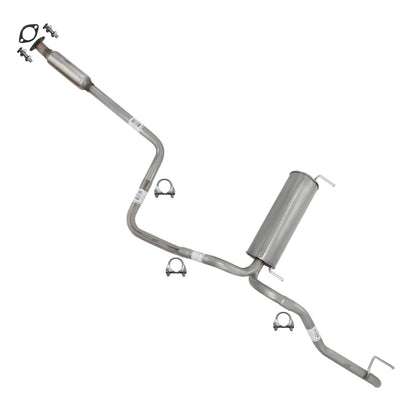 2011-2015 Chevrolet Cruze 1.4L Stainless Steel Resonator Muffler Tail Pipe Exhaust Kit