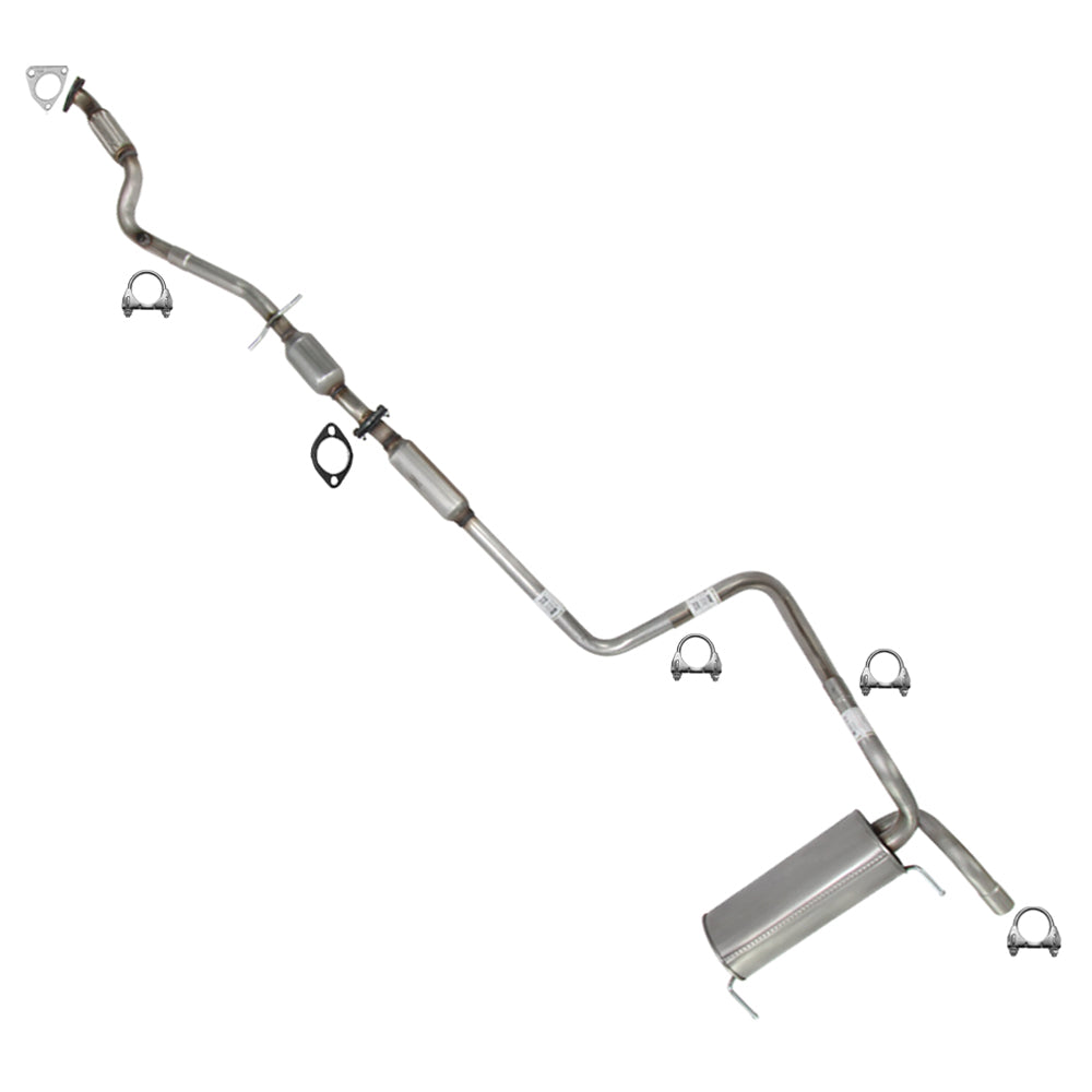 2016 Chevy Cruze Limited & 2011-2015 Cruze 1.4L EPA Approved Rear Catalytic Resonator Muffler Kit