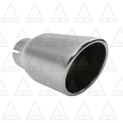 Stainless Steel Universal Exhaust Tip 2.25" ID, 3.5" OD, 7.3" Long