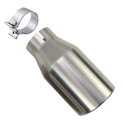 Stainless Steel Universal Exhaust Tip with Band Clamp 2.25" ID, 3.5" OD, 7.3" Long