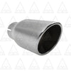 Stainless Steel Universal Exhaust Tip with Band Clamp 2.25" ID, 3.5" OD, 7.3" Long
