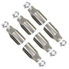 Stainless Steel Universal Exhaust Tips with Clamps x6 - 2.5" ID, 3.5" OD, 7.3" Long