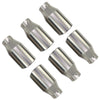 Stainless Steel Universal Exhaust Tips x6 - 2.5" ID, 3.5" OD, 7.3" Long
