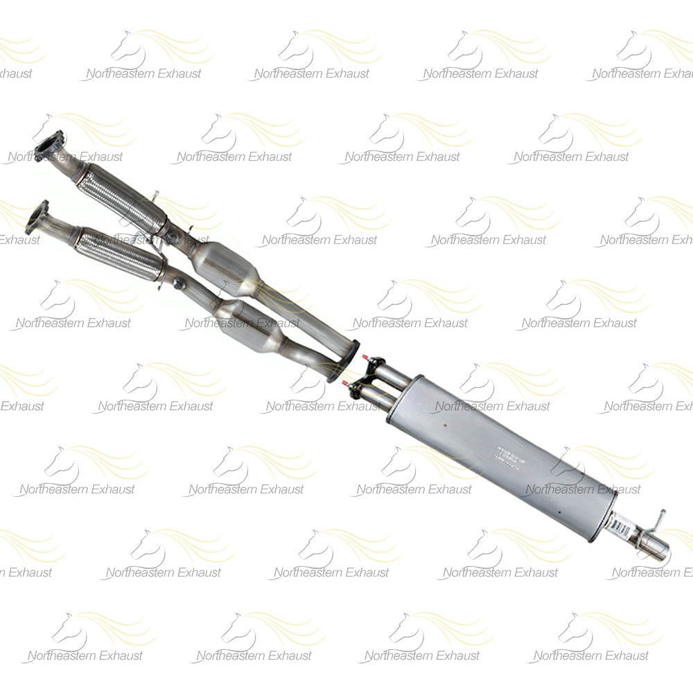 2007-2010 Volvo XC90 3.2L Pair of Manifold w/ Rear Catalytic Resonator Exhaust Kit | EPA Approved