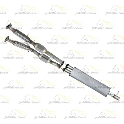 2007-2010 Volvo XC90 3.2L Pair of Manifold w/ Rear Catalytic Resonator Exhaust Kit | EPA Approved