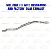 2009-2010 Dodge Ram 1500 5.7L  Stainless Steel Passenger Side Tail Pipe w/ Tips