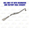 2009-2010 Dodge Ram 1500 5.7L  Stainless Steel Passenger Side Tail Pipe w/ Tips