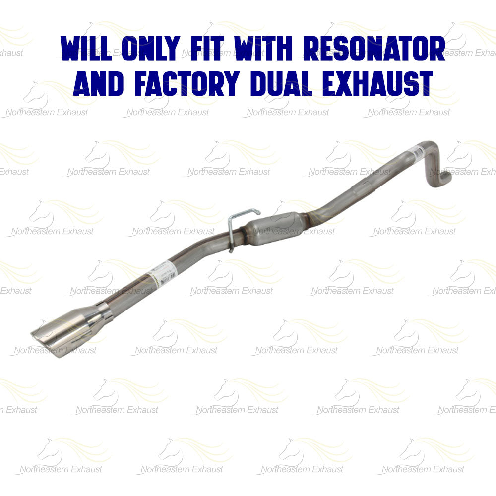 2009-2010 Dodge Ram 1500 5.7L  Stainless Steel Passenger Side Tail Pipe w/ Tips
