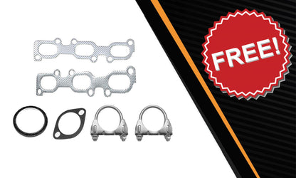2006-2008 Ford Fusion 3.0L EPA Approved Pair of Manifold & Catalytic w/ Resonator Pipe Exhaust Kit