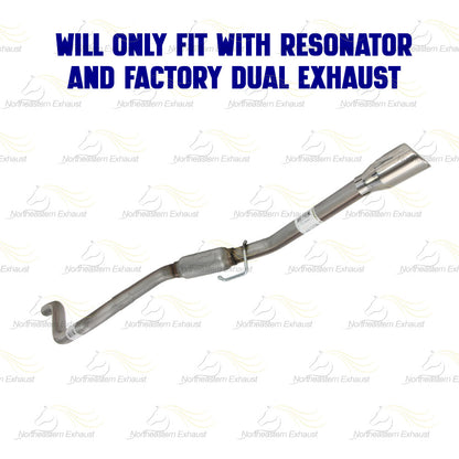 2011-2018 RAM 1500 5.7L Stainless Steel Passenger Side Tail Pipe w/ Tips